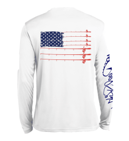 Fishing Flag (Color: White, size: M)