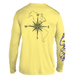 Map Compass (Color: Yellow, size: large)