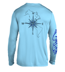 Map Compass (Color: Light Blue, size: X Small)