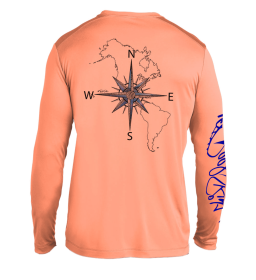 Map Compass (Color: SOFT CORAL, size: X Large)