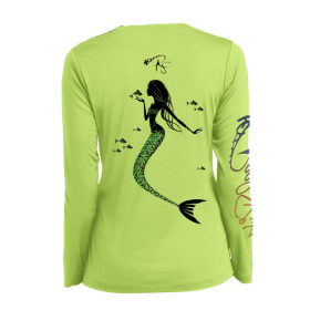 Mermaid Drawing (Color: Seafoam, size: medium)