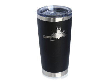 Fishing Fly Insulated Travel Tumbler - Fly Fishing Gifts (size: )