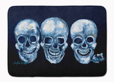 Sealife Themed Art/Painting Machine Washable Memory Foam Mat (Color: Ekk A Meece, size: 27 x 19)