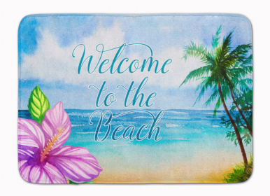 Sealife Themed Art/Painting Machine Washable Memory Foam Mat (Color: Fish & Marine 4, size: 27 x 19)