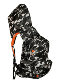 KOOL Classics - Hooded Backpack - Waterproof (Color: Camo Neon Orange)