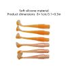Paddle Tail Swimbait with jig Hook,Fishing Lures for Bass Trout Swimbaits,Soft Fishing Lures jig Heads,Slow Sinking Bait for Freshwater Saltwater