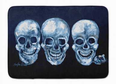 Sealife Themed Art/Painting Machine Washable Memory Foam Mat (size: 27 x 19Ekk A Meece)