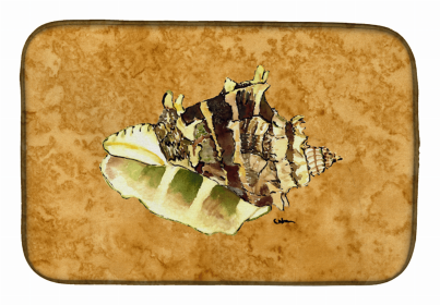 Sealife Themed Dish Drying Mat (size: 14 x 21Shell)