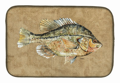 Sealife Themed Dish Drying Mat (size: 14 x 21Croppie)